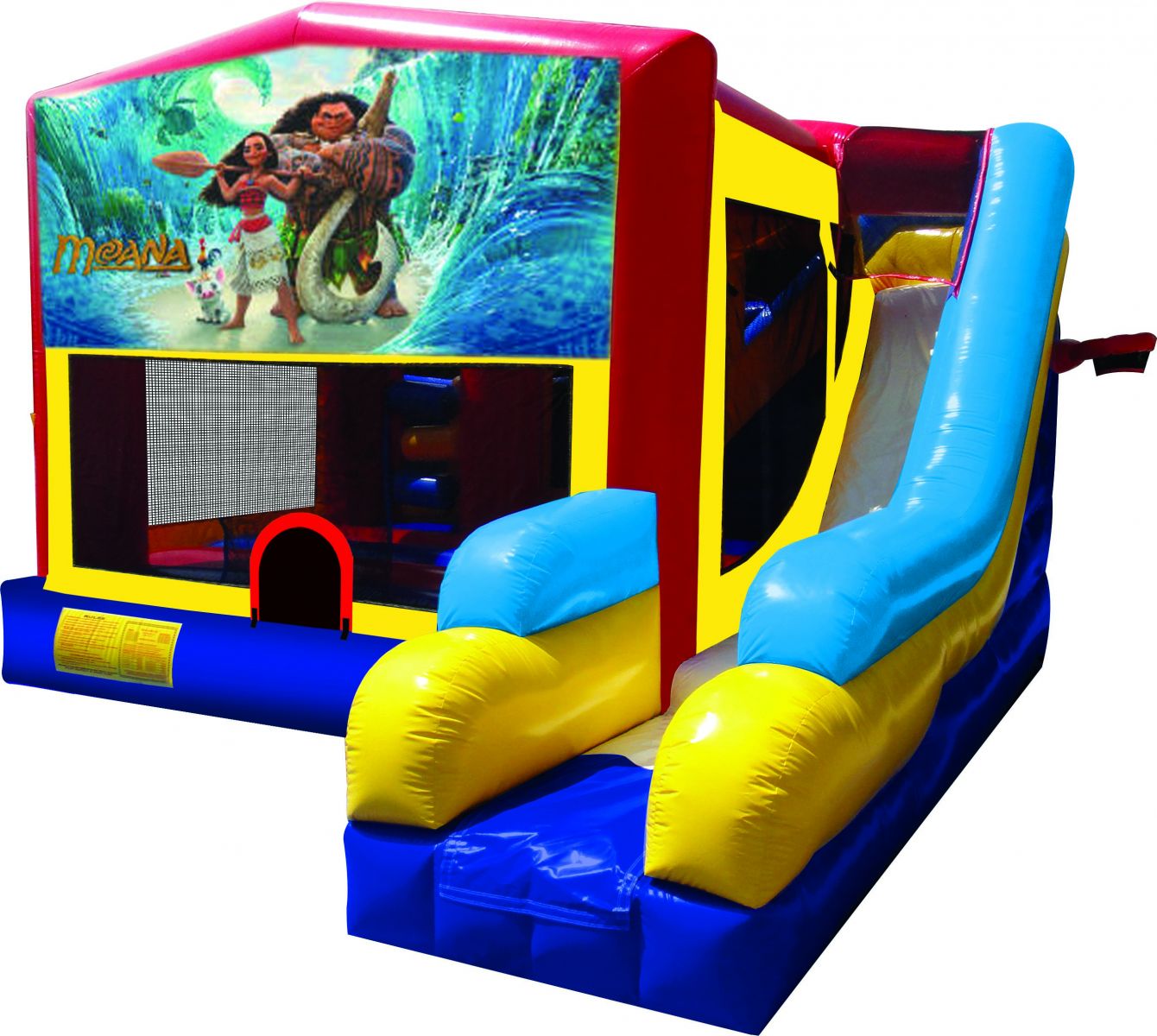 Moana 7n1 Inflatable Combo Fun Jump Party Rental Bouncingbuddies Com Lafayette La