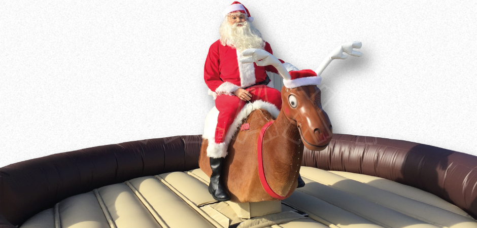 Santa and the Mechanical Reindeer Ride
