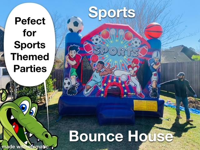 Lafayette Sports Theme Bounce House Rentals