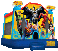 A Justice League 3D Inflatable Fun Jump
