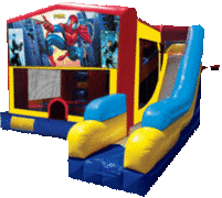 Spiderman 7N1 Inflatable Combo Fun Jump
