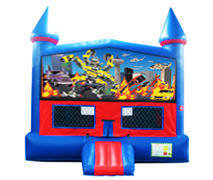 Transformers Bounce House with Basketball Goal