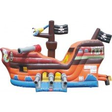 Pirate Bounce House Slide Combo
