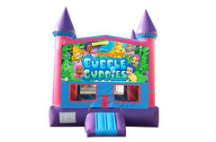 Bubble Guppies Fun Jump (Pink) with Basketball Goal