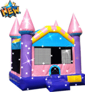 A Dazzling Dream Castle Inflatable