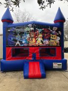 Five Nights At Freddy's Bounce House With Basketball Goal