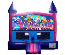 Its A Girl Thing Fun Jump(Pink) Bounce House with Basketball Goal
