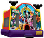 A Mickey Mouse Inflatable Fun Jump
