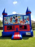 Mickey Mouse Club Bounce House with Basketball Goal