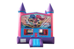 Shimmer and Shine Fun Jump With Basketball Goal (Pink)