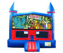 Scooby Doo Bounce House with Basketball Goal