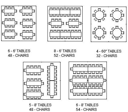 Tables and Chairs