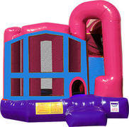 Frozen 4N1 Bounce House Combo (Pink)