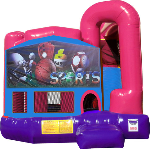 Big Sports 4N1 Bounce House Combo (Pink)