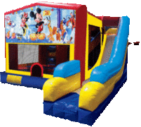 Mickey's Fun Factory 7N1 Inflatable Combo Fun Jump