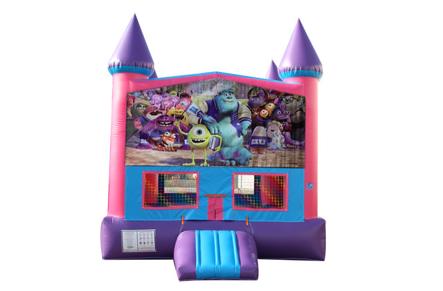 Monsters, Inc. Fun Jump With Basketball Goal (Pink)
