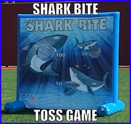Shark Bite Ball Toss Game