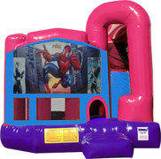 Spiderman 4N1 Bounce House Combo (Pink)
