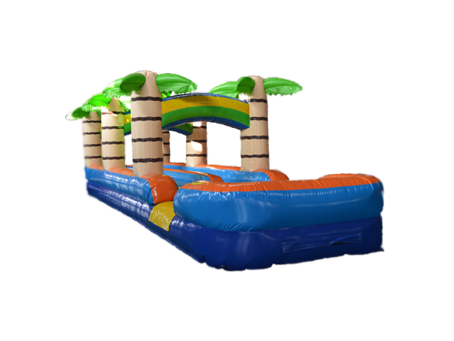 A Tropical Double Lane Slip n Slide