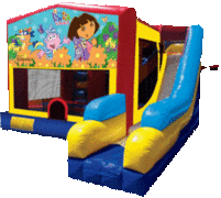 Dora The Explorer 7N1 Inflatable Combo Fun Jump