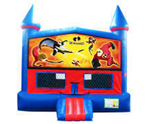 Incredibles Bounce House With Basketball Goal