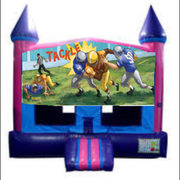 Football Fun Jump With Basketball Goal (Pink)