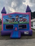 Paw Patrol Fun Jump With Basketball Goal (Pink)