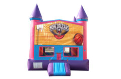 Pelicans Basketball Fun Jump With Basketball Goal (Pink)