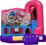 Shimmer and Shine 4N1 Bounce House Combo (Pink)