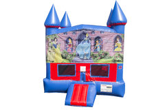 Princess Bounce House with Basketball Goal