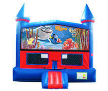 Finding Nemo Bounce House With Basketball Goal