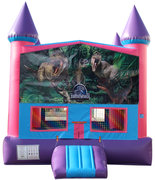 Jurassic World Fun Jump With Basketball Goal (Pink)