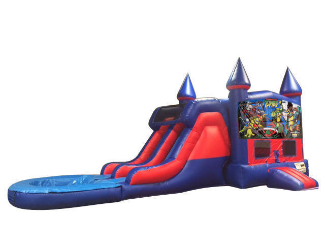 Ninja Fun Jump and Slide Combo Rentals