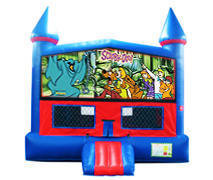 Scooby Doo Bounce House With Basketball Goal