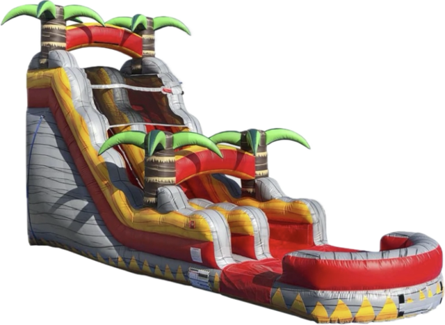 18ft Tropical Paradise Water Slide