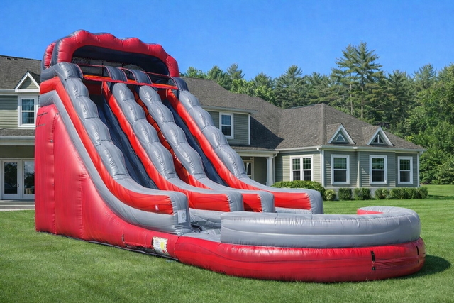 Lava 20ft Dual Lane Water Slide