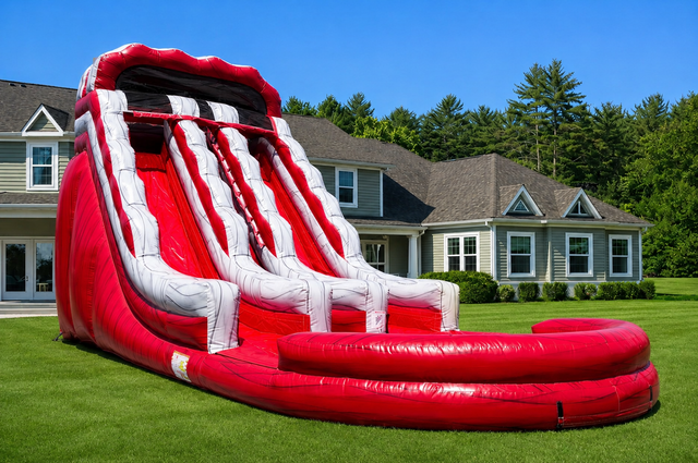 Lava 20ft Dual Lane Water Slide