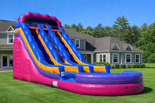 Sunset 20ft Dual Lane Water Slide