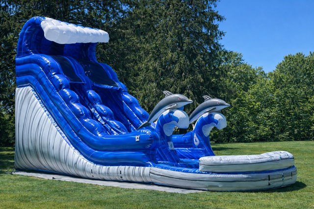 18ft Dolphins Wave  Water Slide