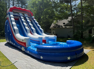 20ft Star American2 Dual Lane Water Slide