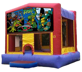 Ninja Turtles 15' Inflatable Moonwalk