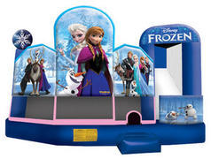 A Frozen 5in1 Inflatable bounce house combo