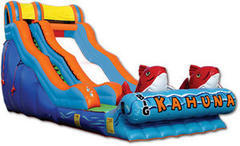 18' Big Kahuna Inflatable Water Slide with Stop Pool