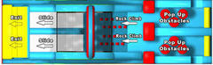 34Ft. Adrenaline Double Slide & Obstacle (middle piece)