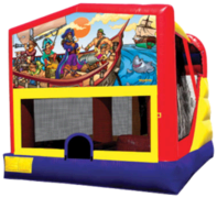 Pirates 4n1 Inflatable bounce house combo