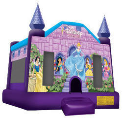 A Disney Princess Inflatable bounce house
