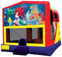 Little Mermaid 4n1 Inflatable bounce house combo