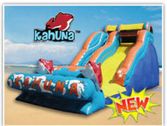 16' Kahuna Inflatable Water Slide with Stop Pool