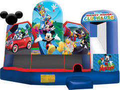 A Mickey Mouse 5in1 Inflatable bounce house combo