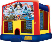 Armed Forces 15' Inflatable Moonwalk